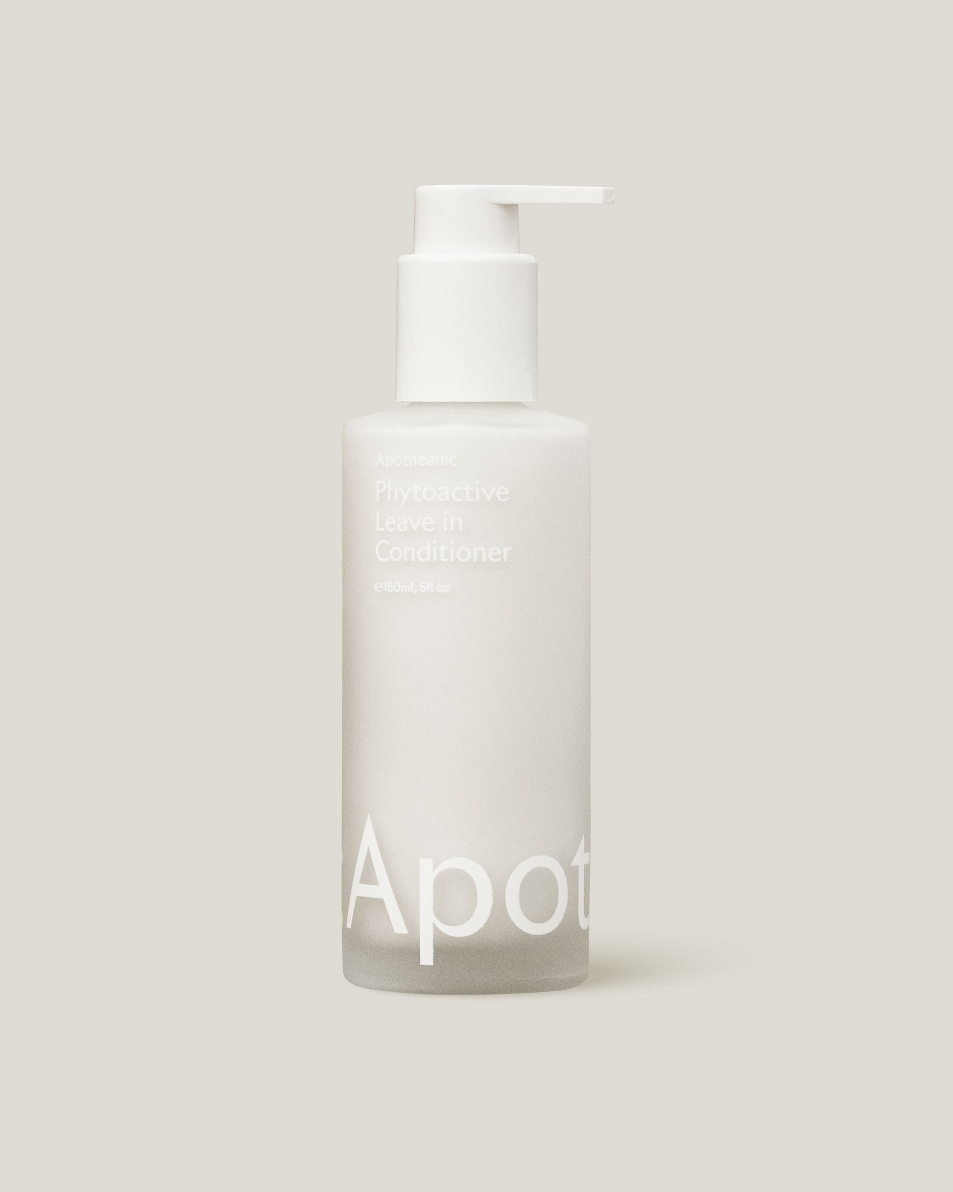Apotheanic Phytoactive Leave in Conditioner, leave in treatment for dry and damaged hair. Bottle picture
